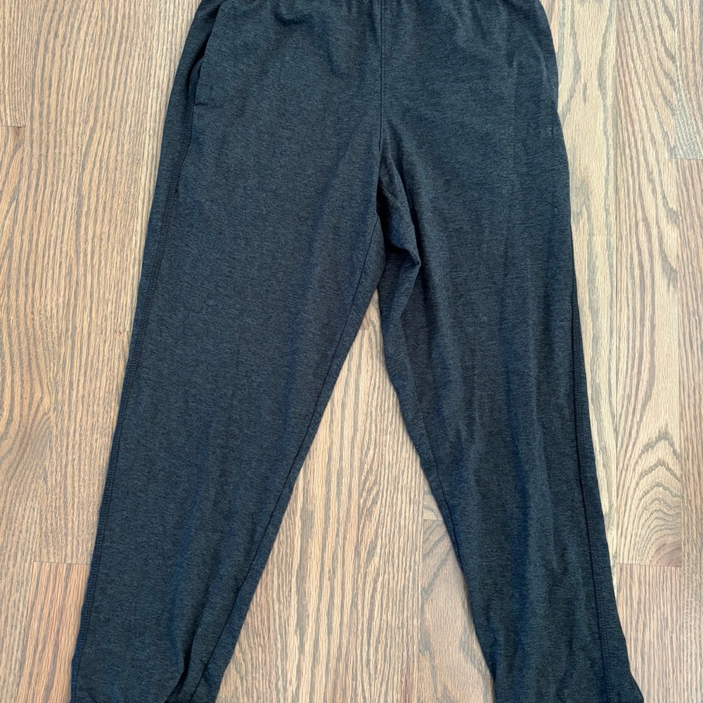 DSG Black Sweatpants with Elastic Waistband